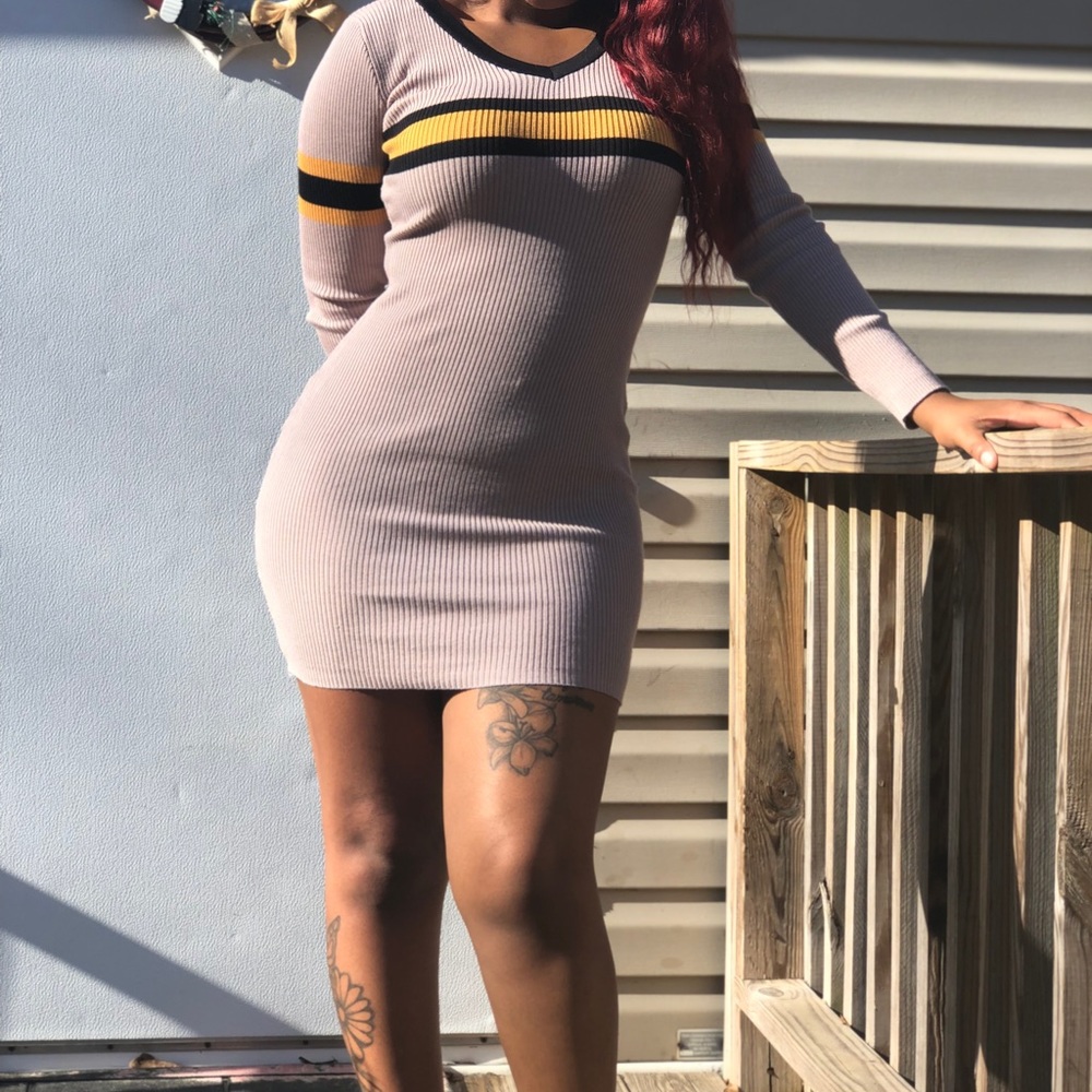 Fitted Sweater dress
